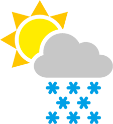 leichte Schneeschauer