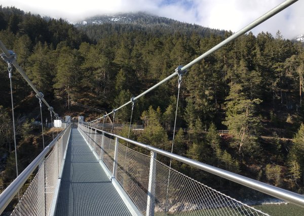 Hängebrücke bei Forchach