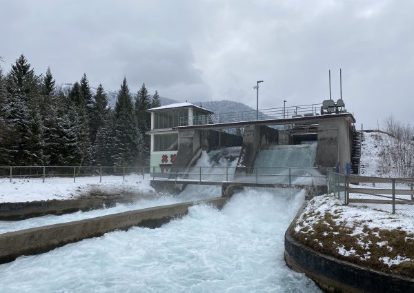 Winterwandern am Lech bei Reutte